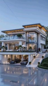 rumah mewah modern